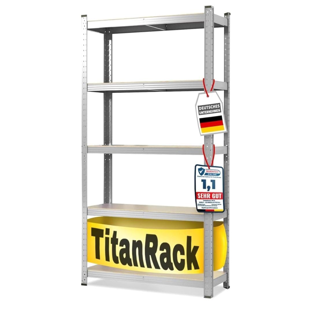 monzana 2x scaffale metallo 180x90x40cm